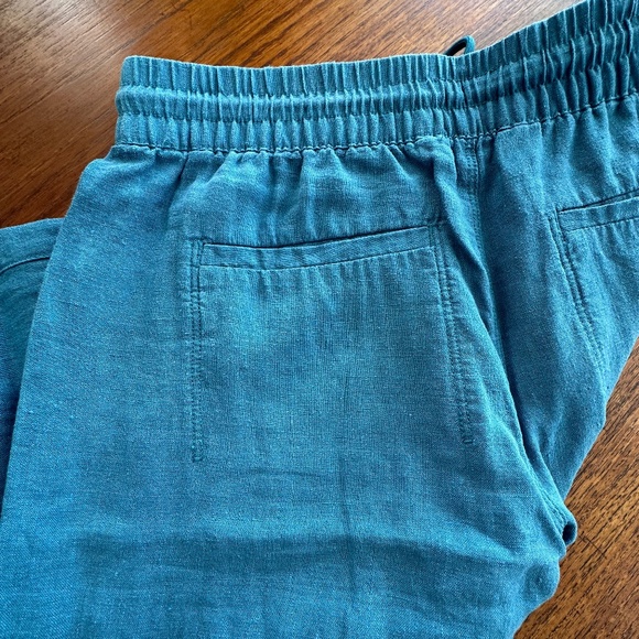 Athleta Retreat Linen Mid-Rise Wide-Leg Pant - EUC - Picture 5 of 7